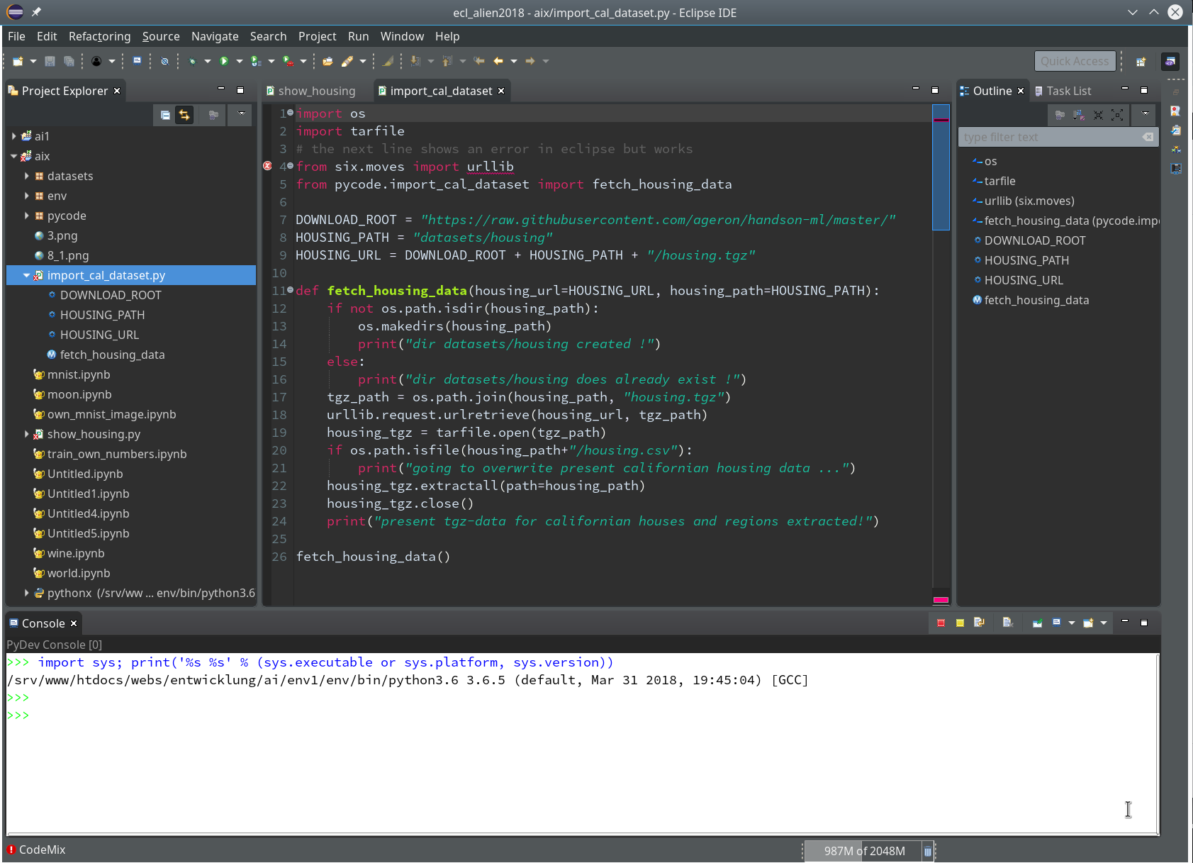 Eclipse Linux. Eclipse + PYDEV. Eclipse питон.