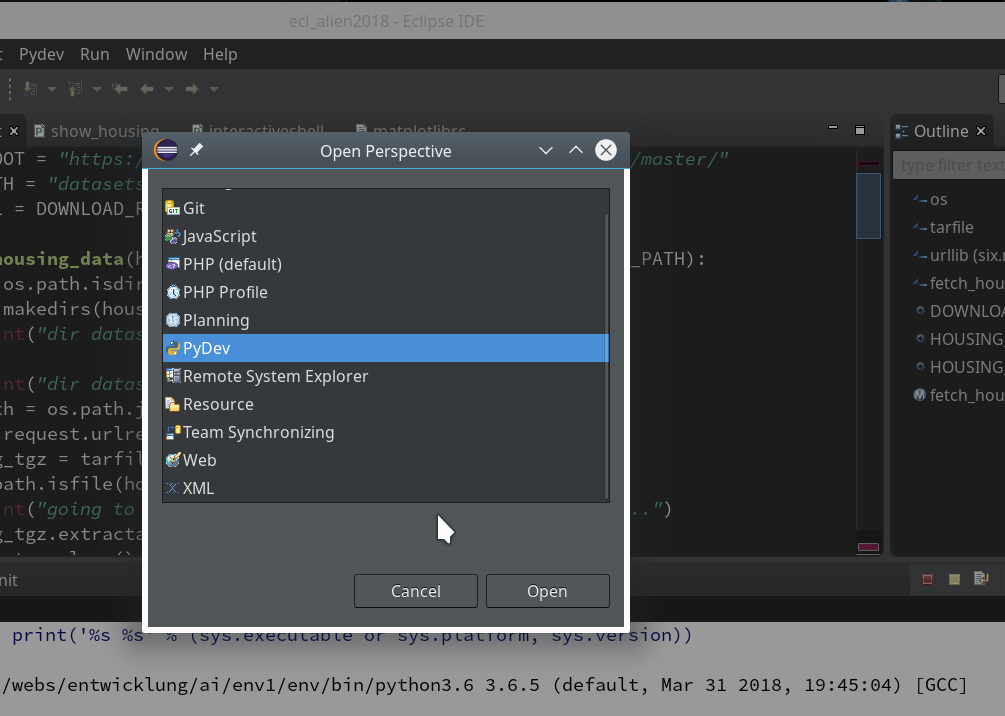 download eclipse pydev