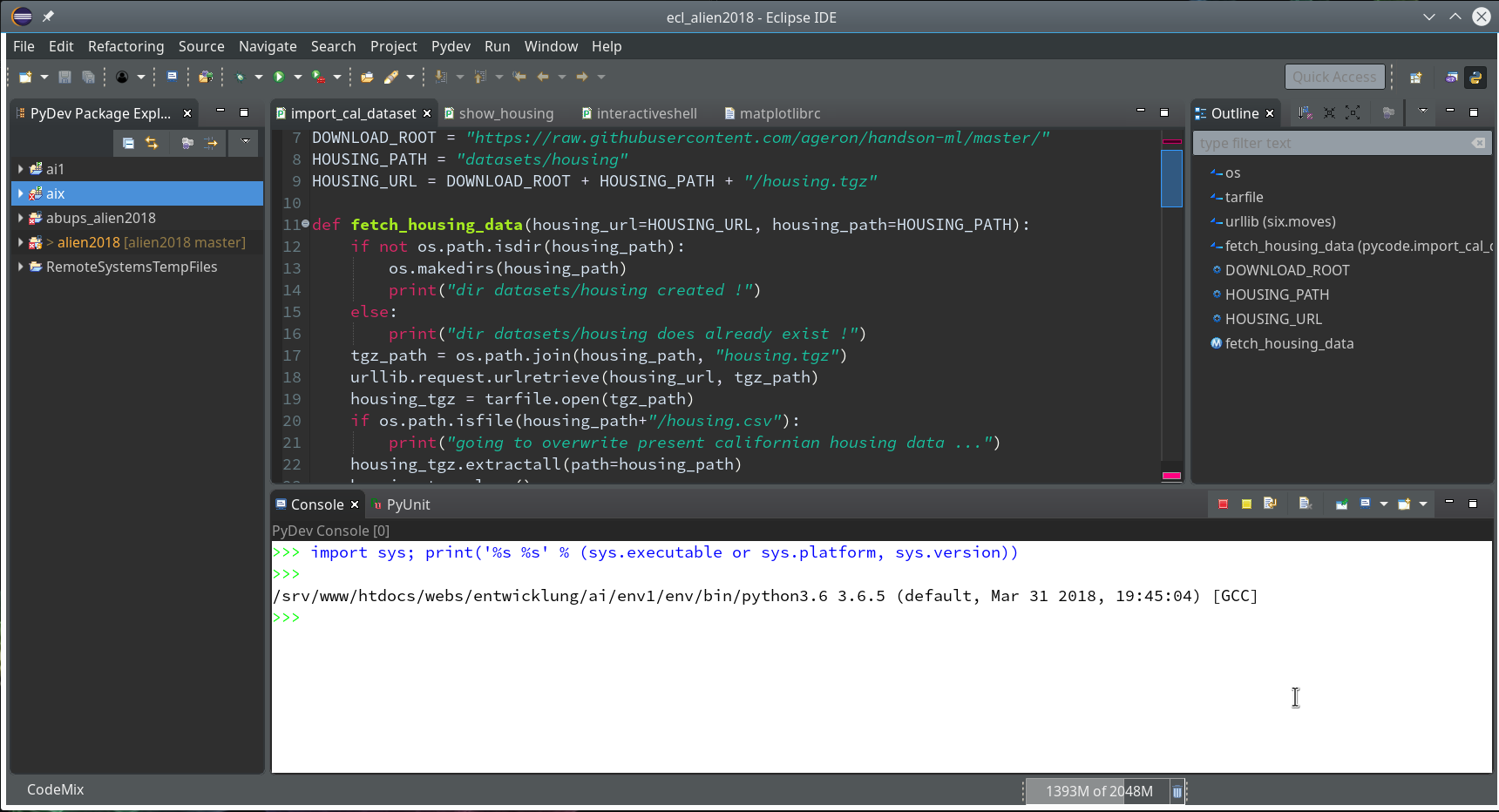 eclipse ide python